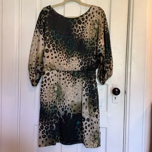 Animal print dress